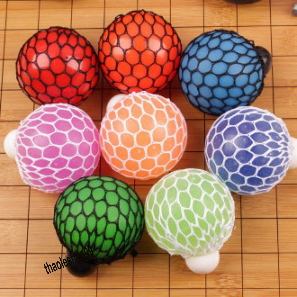 [LOẠI TO] Trứng Lưới Slime - Nho Trút Giận- Quả Bóng Lưới Slime - Stress Ball