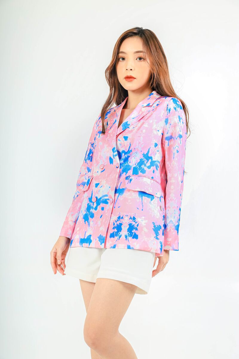 [Mã FAMALLT5 giảm 15% đơn 150k] CCHAT Áo blazer họa tiết | BigBuy360 - bigbuy360.vn