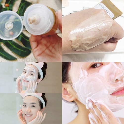 Sữa Rửa Mặt Rau Má Madagascar Centella Ampoule Foam 125ml..