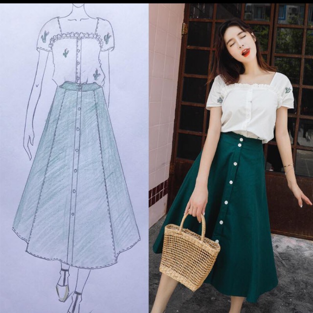 Set váy ulzzang