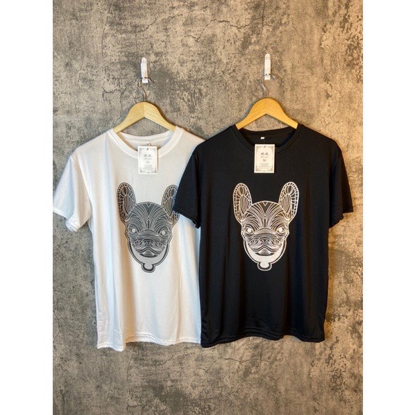 Áo Phông Unisex Mặt Chó Freesize | Áo Thun Form Thụng Tay Lỡ in hình mặt chó
