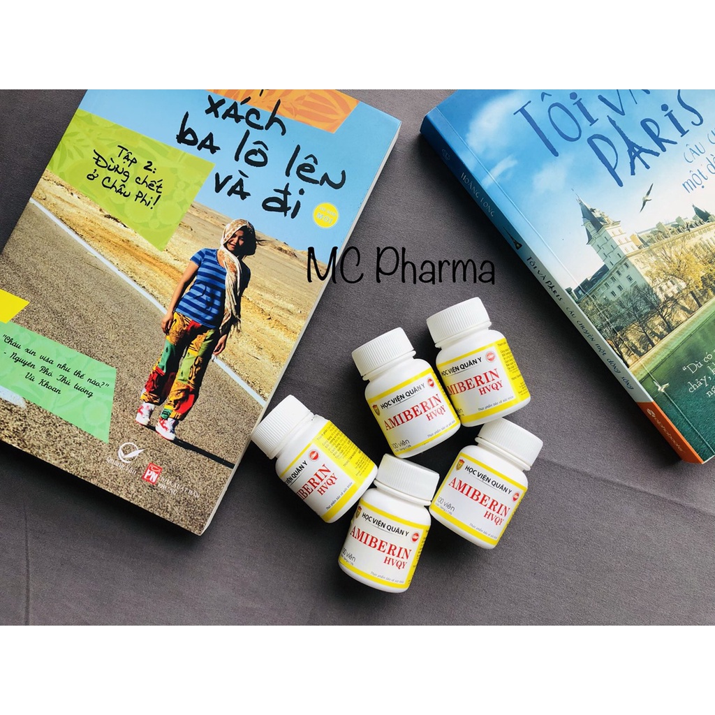 Amiberin  Học viện quân y lọ 100 viên