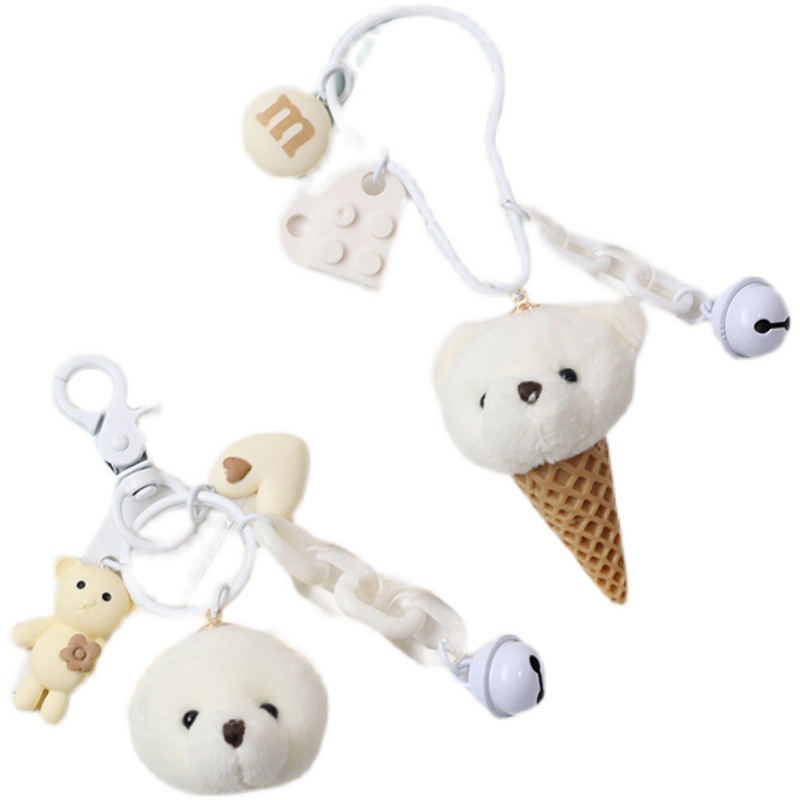 Mới Móc Khóa Hình Gấu Bông Đáng Yêu Cho Bé Gái