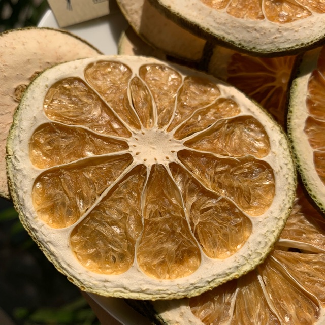 Bưởi thái lát sấy khô - Khối lượng 100gr