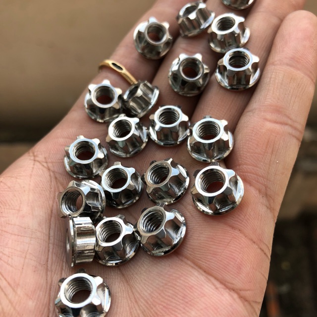 Tán inox salaya (Thái) 5li-6li-8li-10li - [FREESHIP XTRA] - gắn cho nhiều loại xe