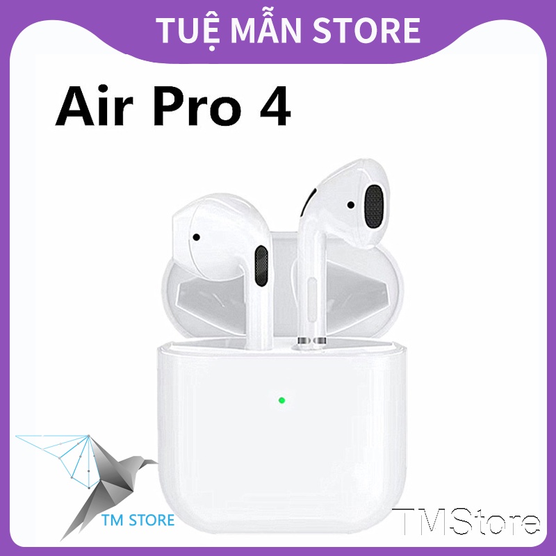 Tai nghe Bluetooth Không dây Inpod Pro 4 TM SHOP True Wireless chống ồn cho điện thoại Ipad,Samsung,Iphone giá rẻ