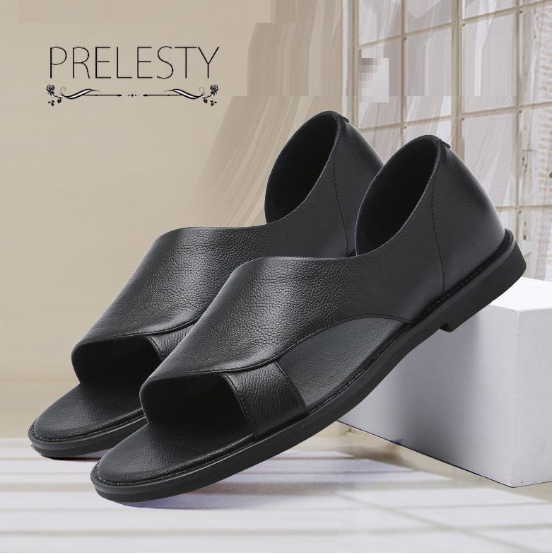 Giày sandal bằng da chất lượng cao cho nam