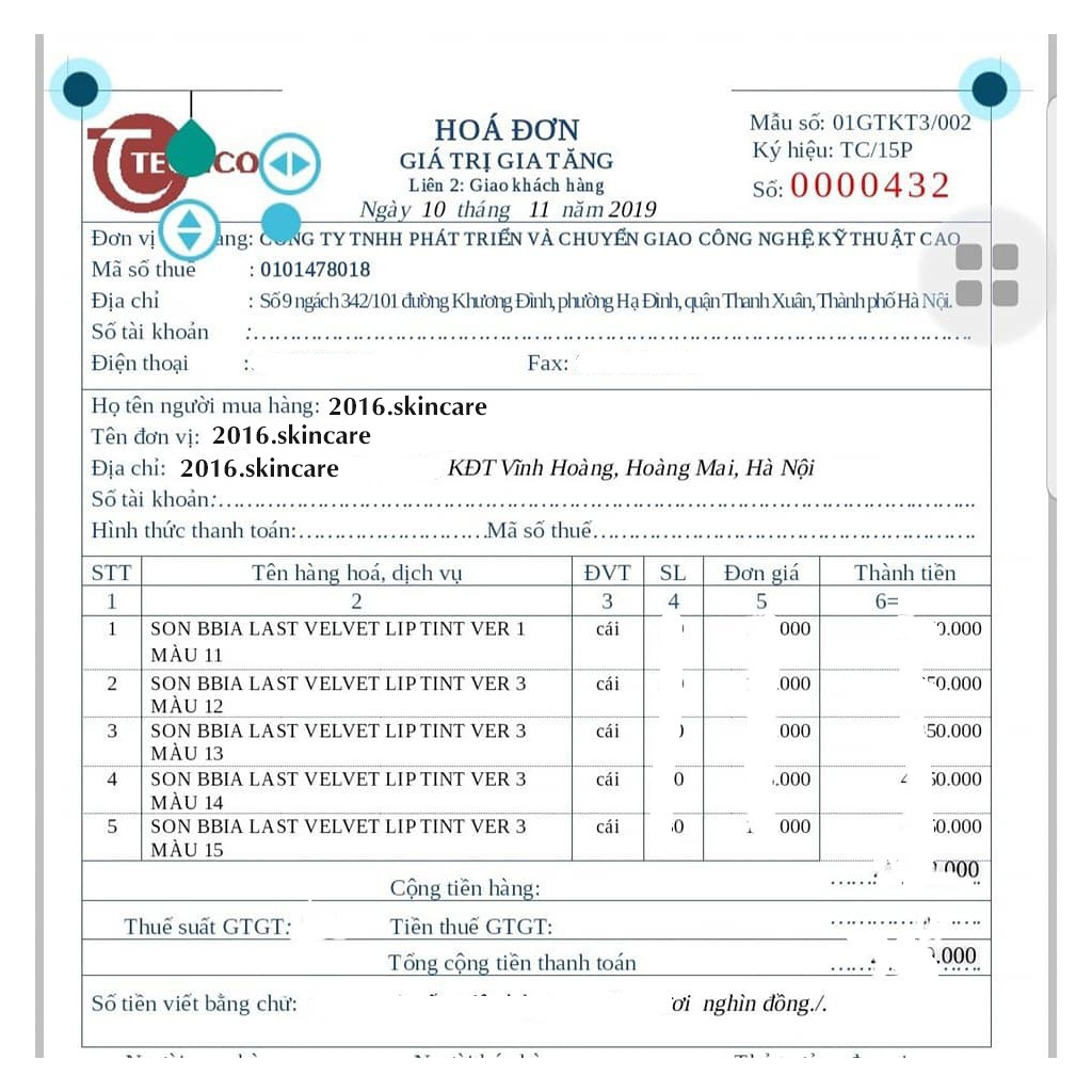 Son kem lì Bbia Last Velvet Lip Tint Chính Hãng - 2016 Skincare | BigBuy360 - bigbuy360.vn