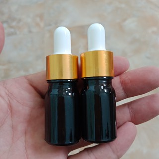 Combo 10 lọ chiết tinh dầu 5ml thủy tinh màu Nâu