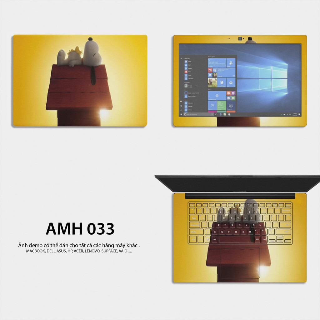 Miếng Dán Skin Laptop / Có mẫu decal dán cho tất cả các hãng máy tính