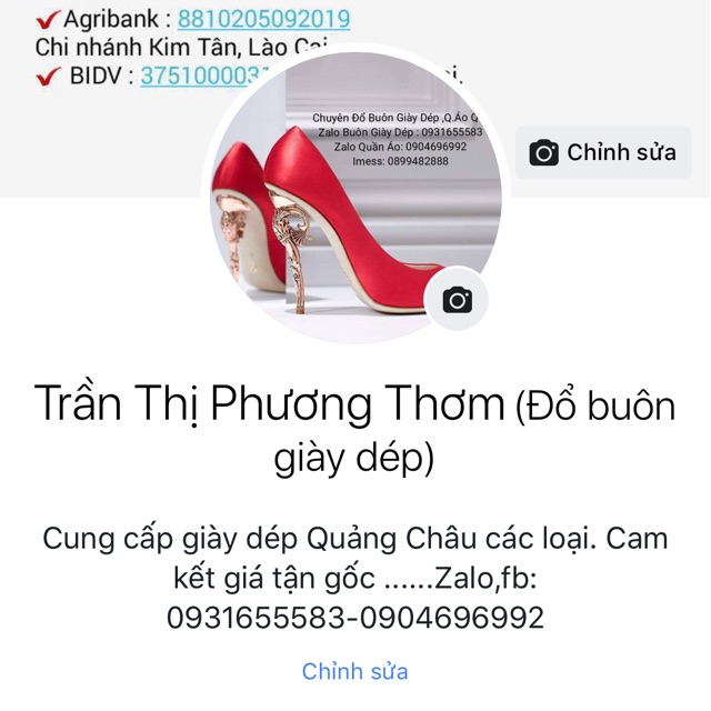 Giày Dép Quảng Châu Shop