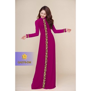 Vải Áo Dài Tằm Ý, Lụa Nhật  QAD76