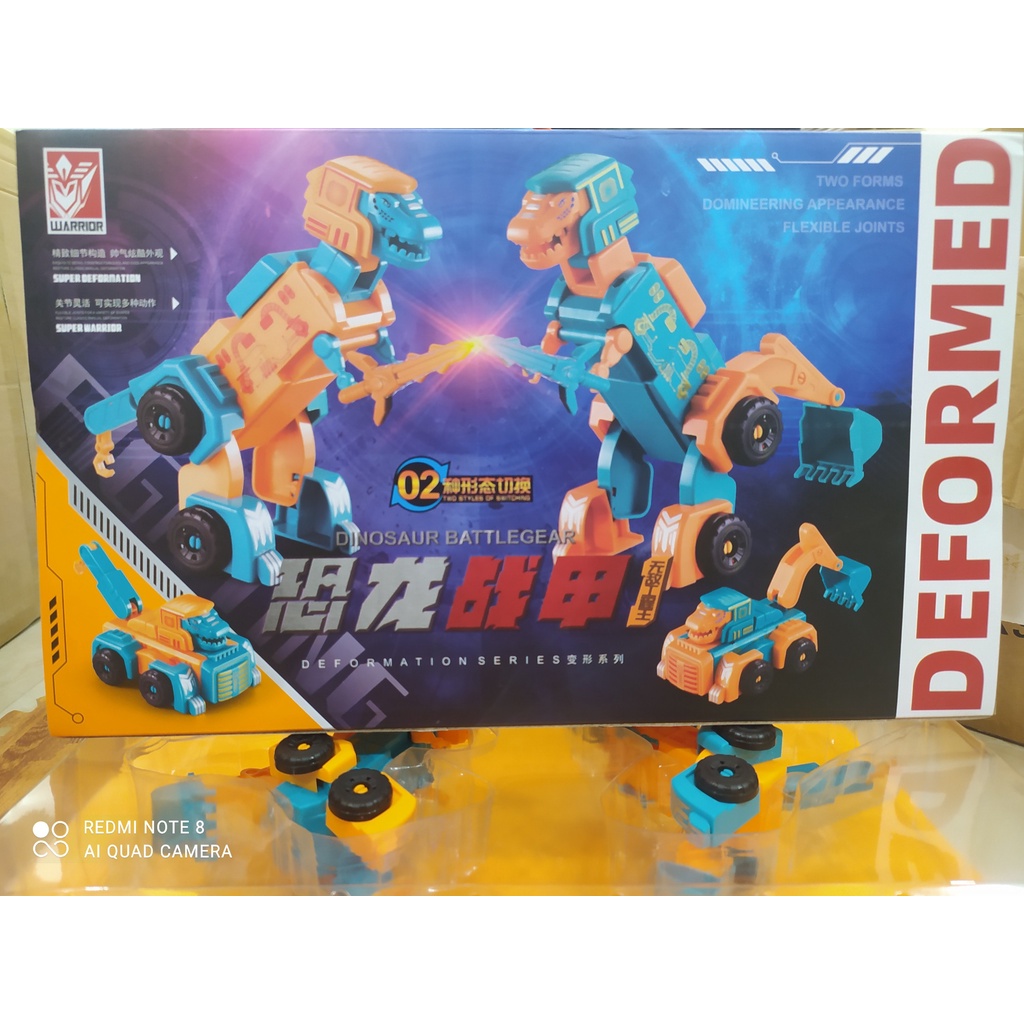 Đồ Chơi Lắp Ráp Siêu Xe Biến Robot - Đồ Chơi RoBot Biến Hình Cho Bé Từ 3 Tuổi