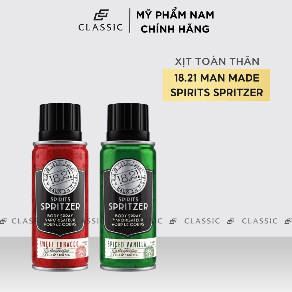 Xịt Toàn Thân 18.21 Man Made Spirits Spritzer