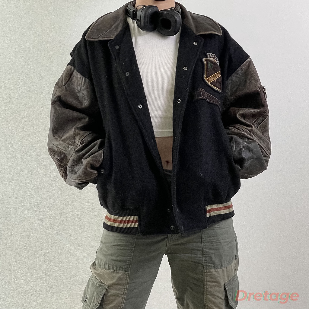 ÁO KHOÁC BÓNG CHÀY VARSITY JACKET MCGREGOR VINTAGE 90'S