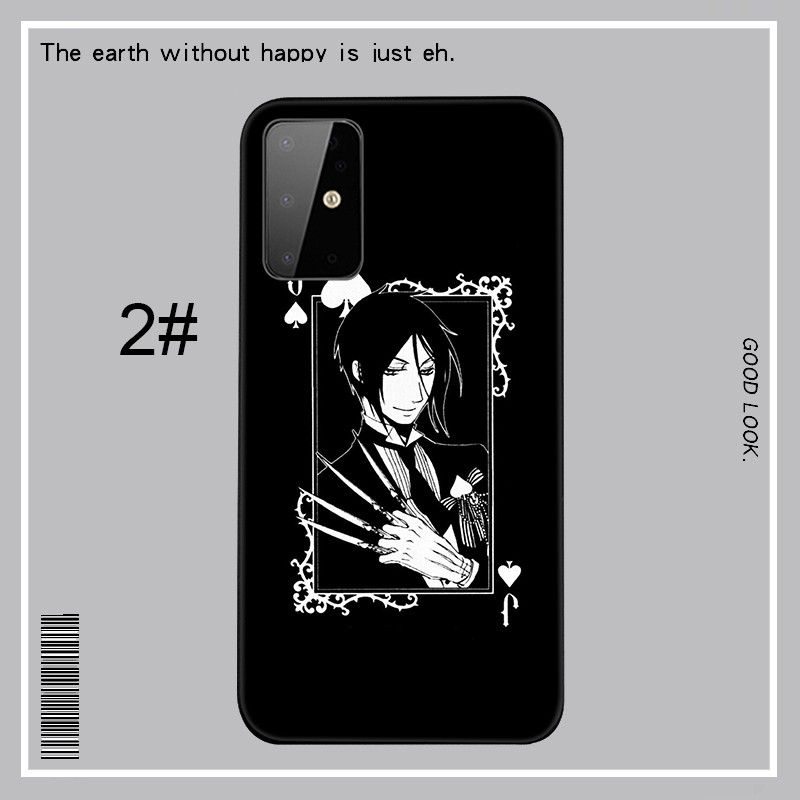 Samsung Galaxy J2 J4 J5 J6 Plus J7 J8 Prime Core Pro J4+ J6+ J730 2018 Casing phone Soft Case 11SF Black Butler Anime