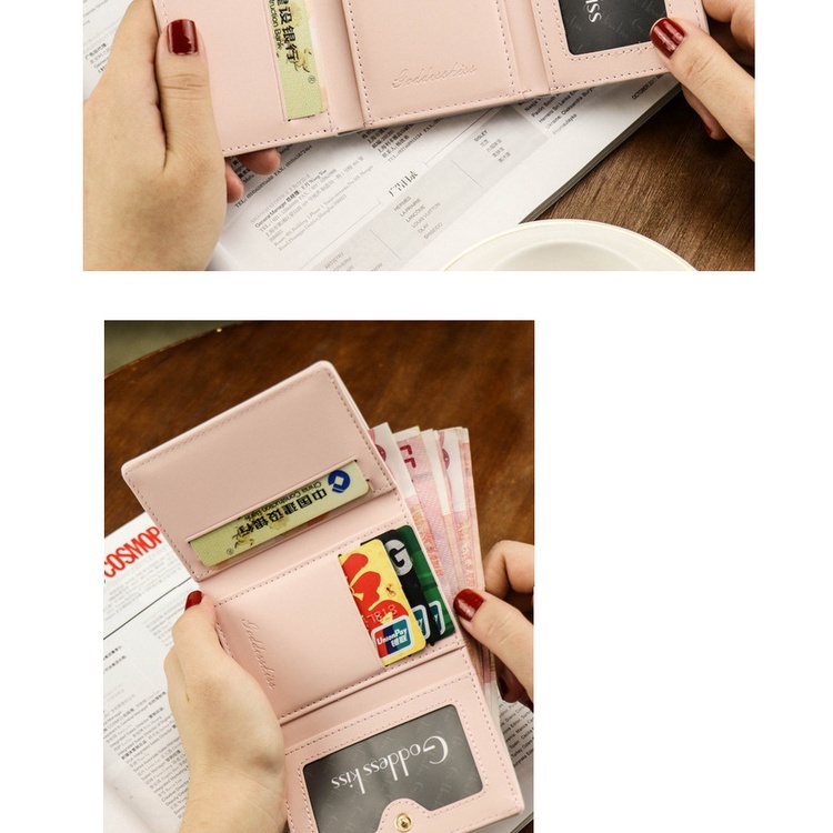 Ví nữ mini cầm tay GENZZZ họa tiết trái tim phong cách Hàn Quốc sang trọng V021