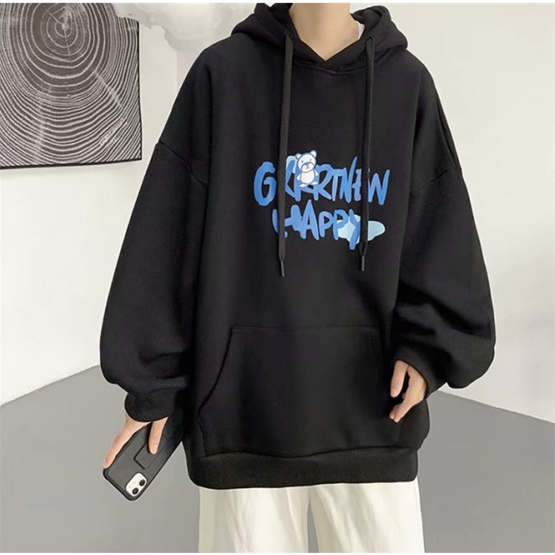 Áo Hoodie Nam Hoodie Nỉ Bông [FREESHIP] Áo Hoodie Nam Nữ Unisex Form Rộng Thu Đông | BigBuy360 - bigbuy360.vn
