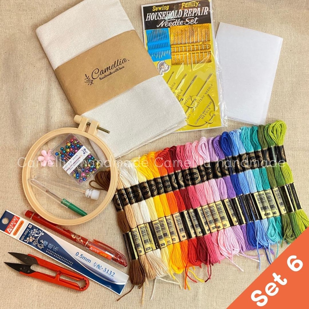 Set Tập Thêu Cho Người Mới Bắt Đầu, Combo Tập Thêu Giá Rẻ