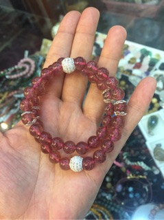 Combo vòng thạch anh dâu tây