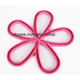 Lót nồi silicon hình hoa