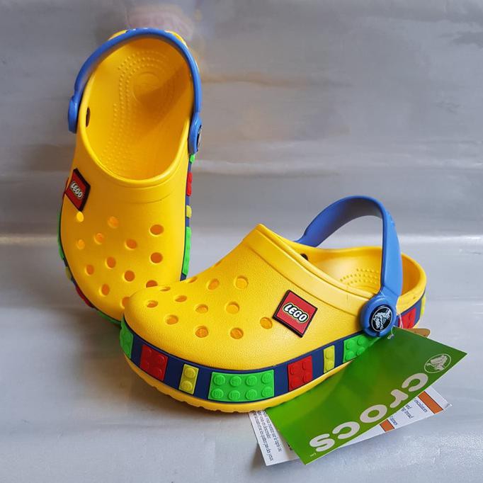 Giày Sandal Crocs Màu Vàng Hồng C10-11 28-29 Cho Bé