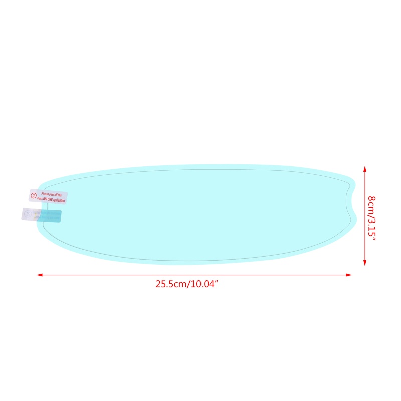 Miếng Dán Trong Suốt Chống Sương Mù Bảo Vệ Toàn Diện Cho Mũ Bảo Hiểm