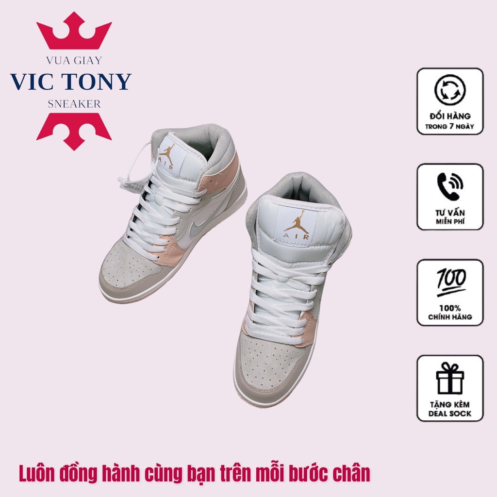 Giày Jordan cổ cao MILAN thời trang, Giày JD1 high MILAN thể thao nam nữ full box bill | BigBuy360 - bigbuy360.vn