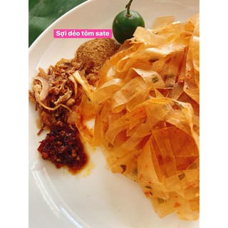 Bánh tráng sợi dẻo tôm sate