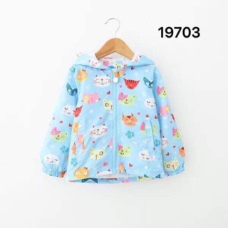 Áo gió bé gái kiểu Nhật