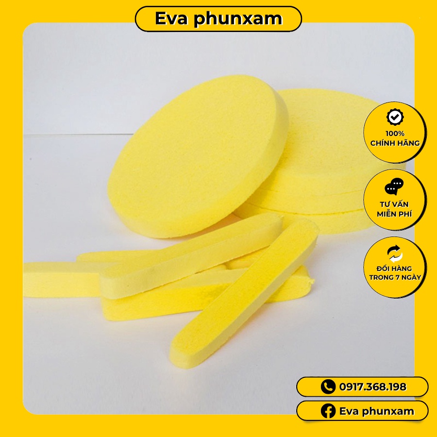 Bông Mút Nở Rửa Mặt Cho Spa, Thẩm Mỹ Viện 1 Bịch 20 Gói