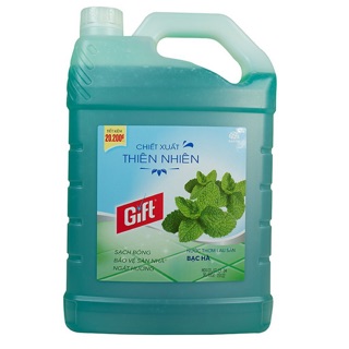 Nước lau sàn Gift bạc hà 4L