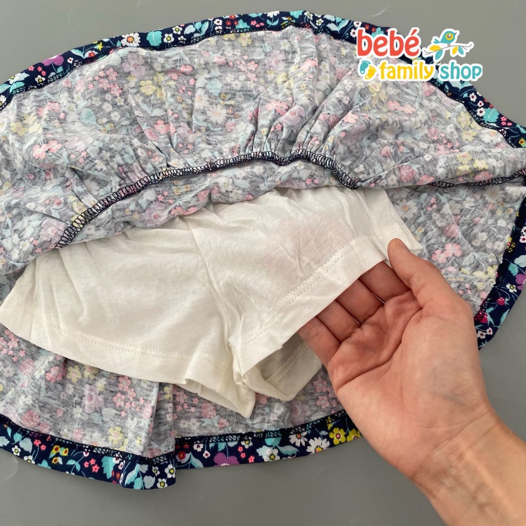 Chân váy cho bé gái, có lót quần bên trong chất thun cotton mềm mát, có lót quần đùi 7kg - 32kg - VQ [Link 3/3]