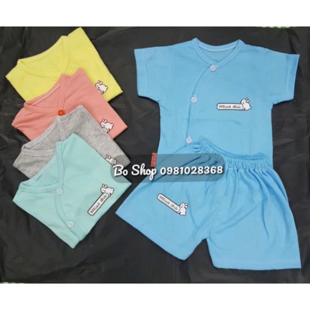 Bộ quần áo cộc tay sơ sinh 3-11kg ( mẫu mới 2020 )