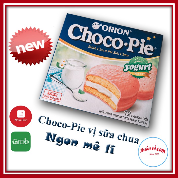 1 chiếc bánh Chocopie sữa chua yogurt thơm ngon bổ dưỡng lợi khuẩn – Buôn rẻ.com 01001