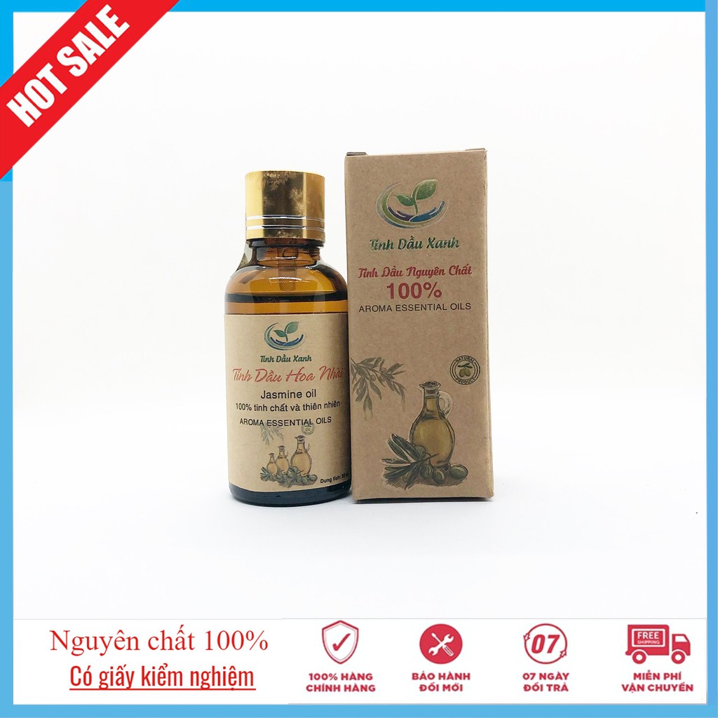 FREESHIP 50K Tinh dầu hoa nhài 50ml - Chiết xuất tự nhiên giúp thư giãn tinh thần, giữ ẩm cho da L02