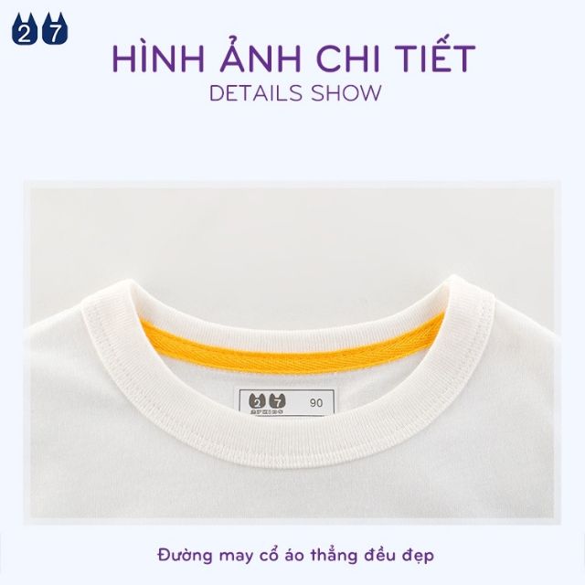 Thanh lý Áo 27kids bé trai bé gái tay ngắn size 1-7 tuổi