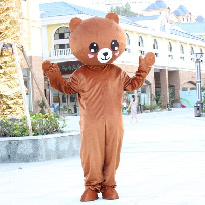 Mascot gấu Brown - gấu lầy tik tok cao cấp