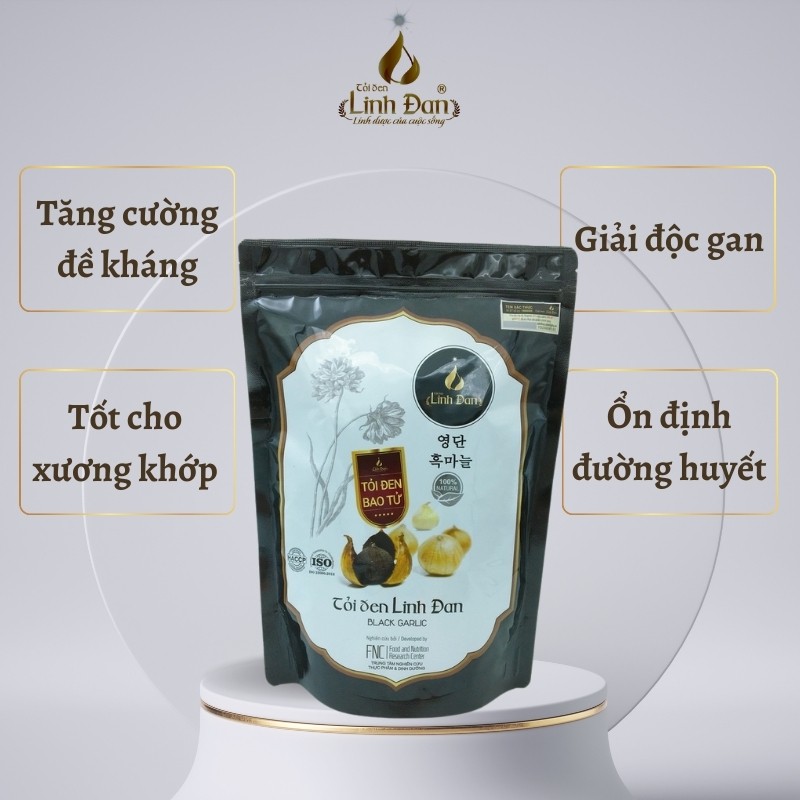 Túi 500g Tỏi đen bao tử loại 1 nhánh