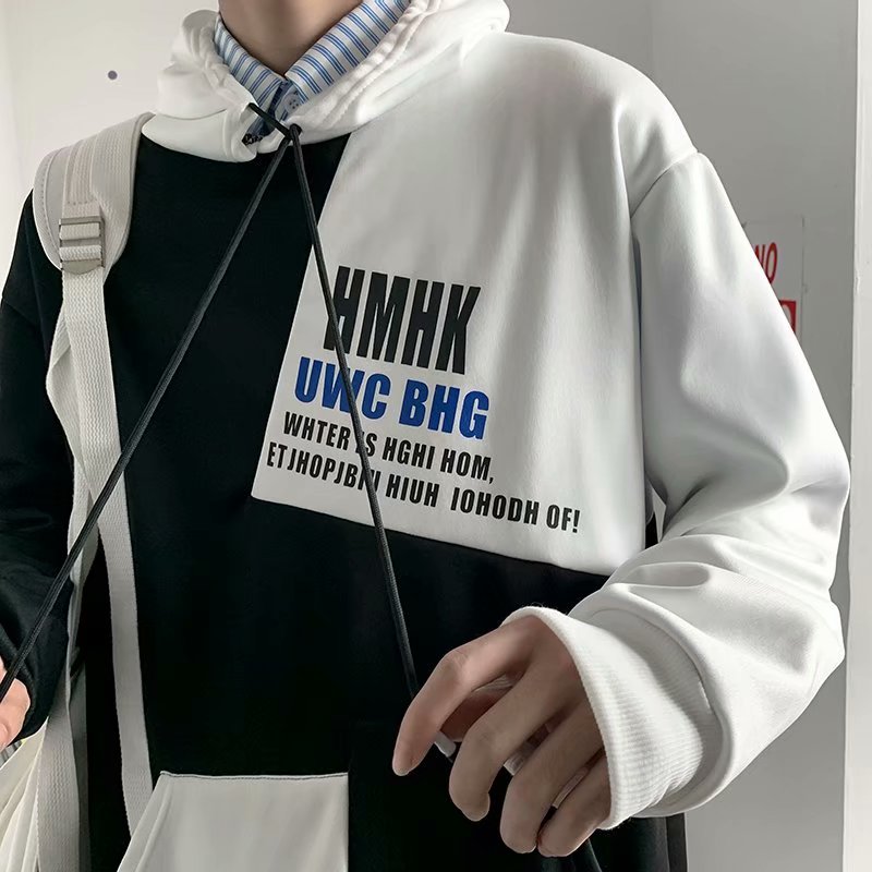 Áo Hoodie Tay Dài Phong Cách Hàn Quốc Thời Trang Thu Đông Cho Nam 3 Màu (S-5Xl)