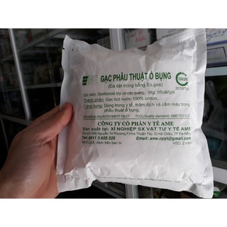 Gạc Phẫu Thuật. Gói 10 cái