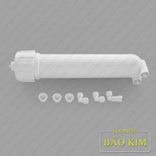 Bộ vỏ màng R.O 02 gioăng nối nhanh kèm co, van 1 chiều