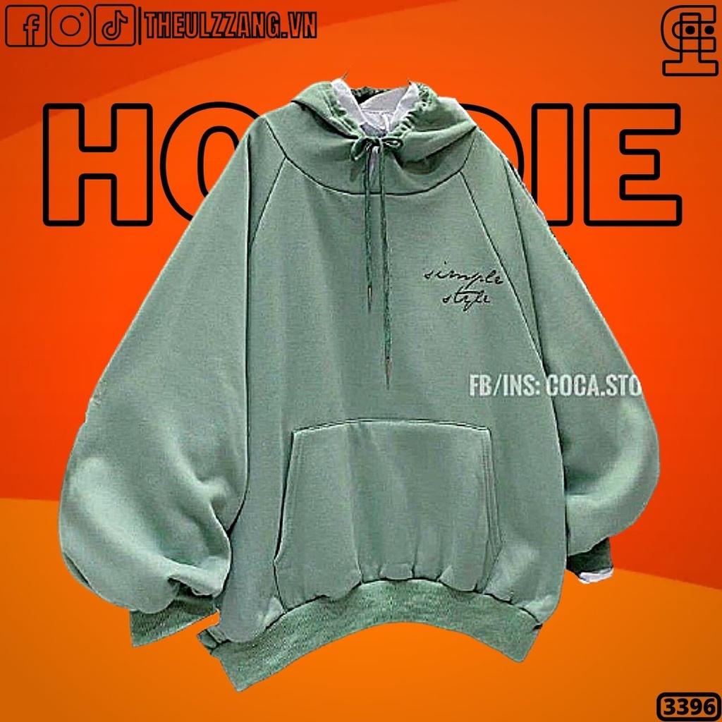 Áo Hoodie Nam Nữ Nỉ Bông Dày Dặn Form Rộng Hàng QC Áo Khoác Nỉ Nam Nữ Sweater PHỒNG CHỮ KÝ - AK3396