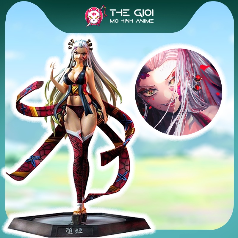 Mô hình Kimetsu No Yaiba figure Demon Slayer Yoriichi Kokushibo Daki cao 33 cm - mô hình thanh gươm diệt quỷ