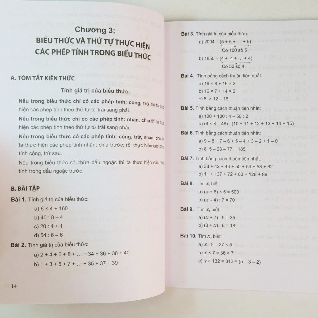 Sách -  Toán Nâng Cao và Bồi Dưỡng Học Sinh Giỏi Lớp 3 - Vở Bài Tập Toán Nâng Cao Lớp 3 – Combo 3 cuốn