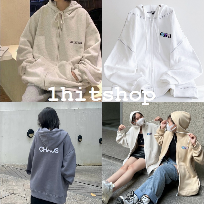 Áo KHOÁC Hoodie COLLECTION và Ulzzang Unisex 1hitshop | BigBuy360 - bigbuy360.vn