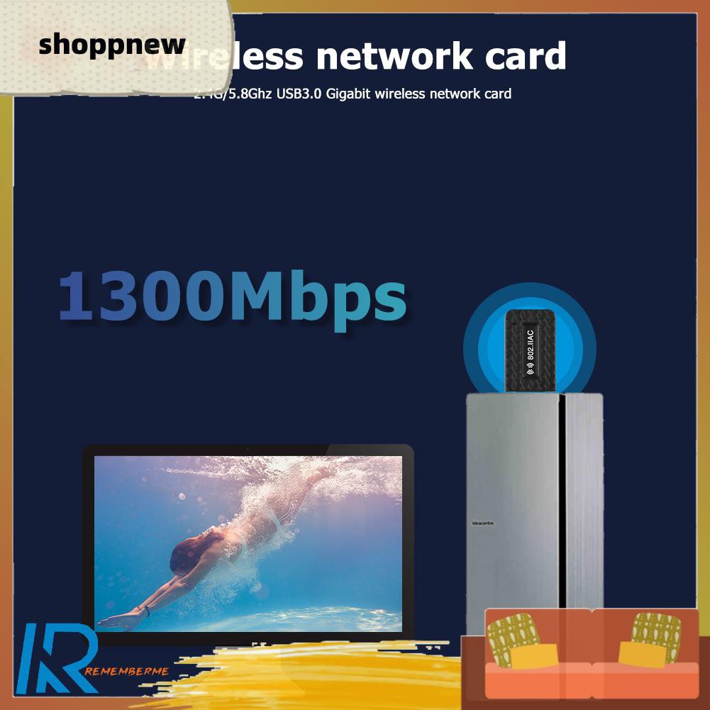 Usb 3.0 Wifi Dongle 1300m 2.4 + 5.8g | BigBuy360 - bigbuy360.vn