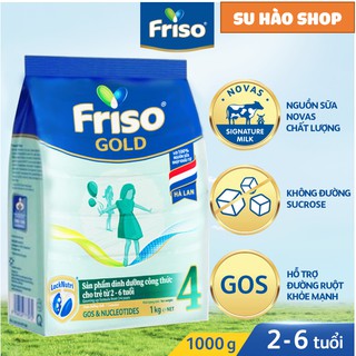 FRISO GOLD 4 TÚI 1KG CẢI TIẾN NHẬP KHẨU HÀ LAN