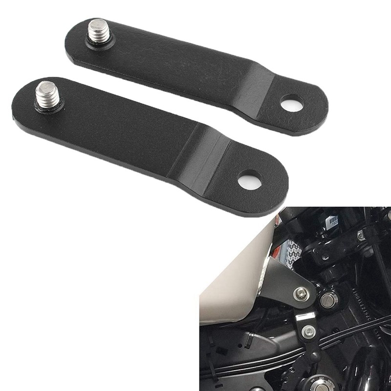 Motorcycle Gas Tank Lift 3 Inch (76Mm) Gas Tank Lift Kits Compatible With Harley Sportster XL 883 1200 48 72 Dyna Raise Tank Lift ified Risers 2PCS