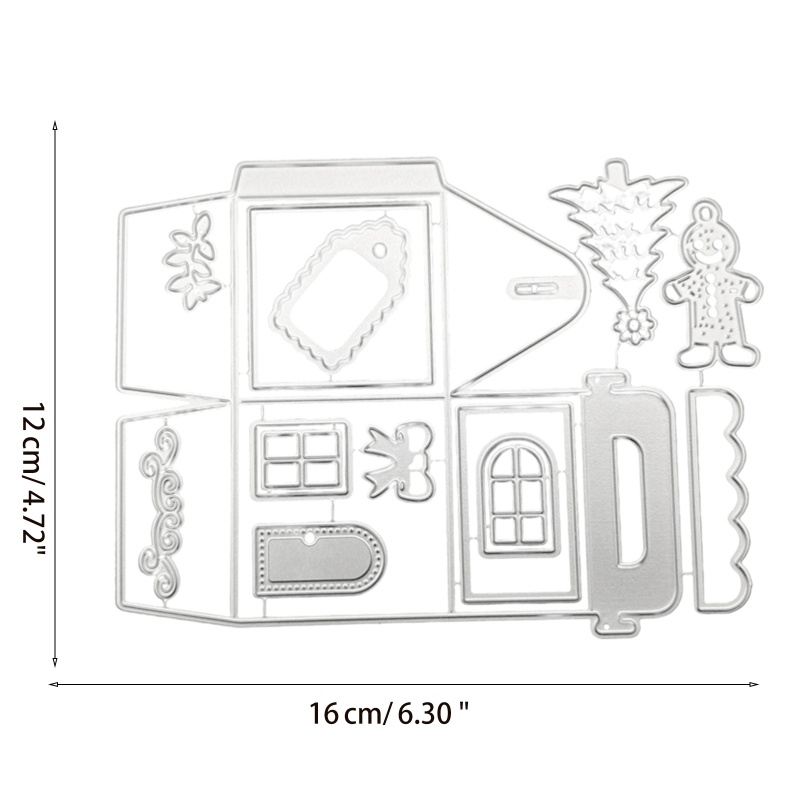 Khuôn Cắt Giấy Kim Loại Hình Hộp Đựng Blala